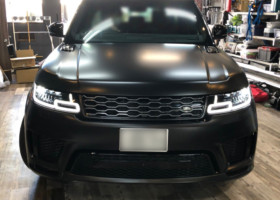 ラッピング（Jaguar Land Rover福岡様） 施工写真